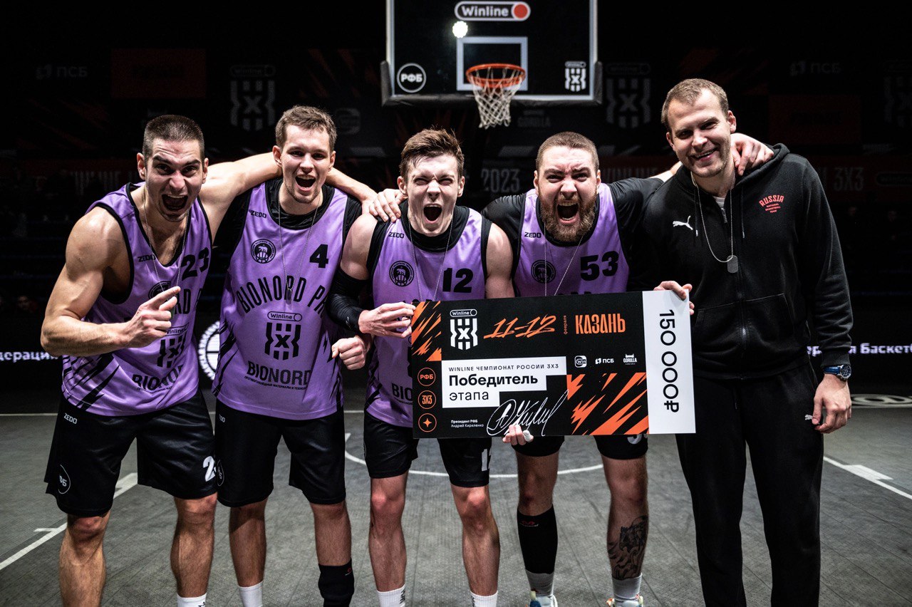 Пермская баскетбольная команда Bionord-PRO выиграла первый тандем дивизиона «Мастер»